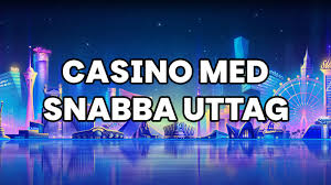Casino med snabba uttag – Spela och få dina vinster snabbt
